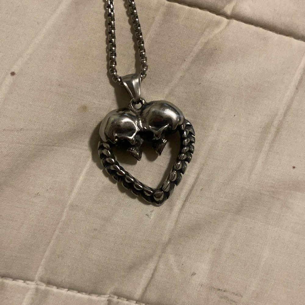 Heart shaped skull